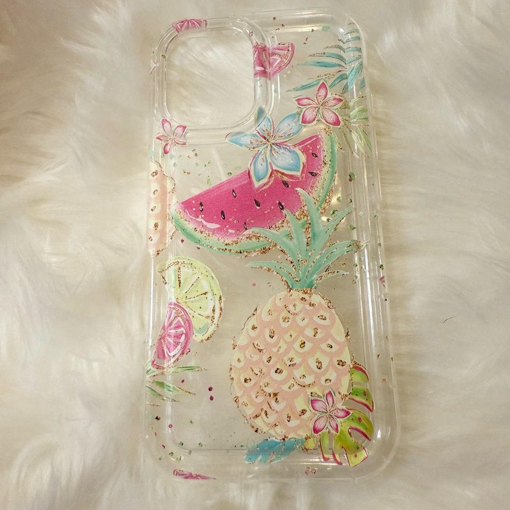 Iphone 16  Fruit Clear gel Phone Case